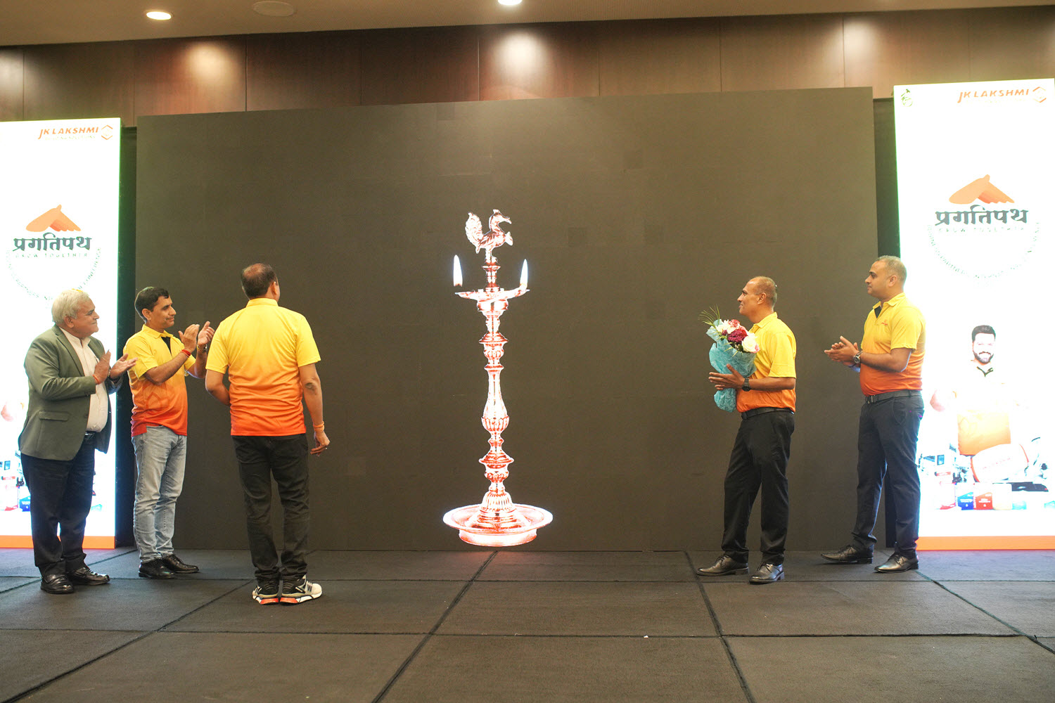 LED_Wall_JK Lakshmi cement corporate event