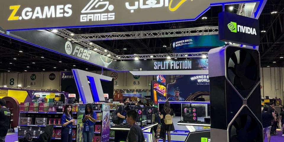 nvidia stand_abu dhabi_pangea events